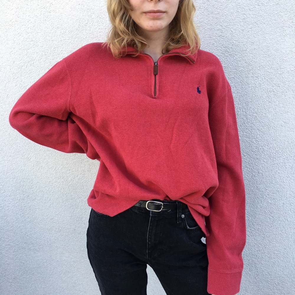 Quarter zip pullover
